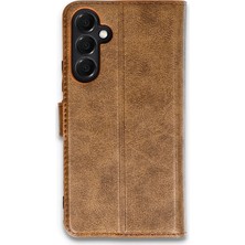 Mey Ithalat®  Samsung Galaxy A05S Kılıf Trend S Plus Kapaklı Kılıf - Taba