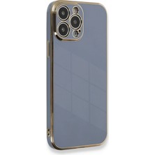 Mey Ithalat®   iPhone 13 Pro Max Kılıf Volet Silikon - Mavi