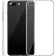 Mey Ithalat®   iPhone 8 Plus Kılıf Lüx Şeffaf Silikon