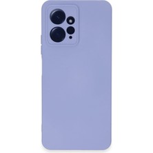 Mey Ithalat®   Redmi Note 12 4g Kılıf Nano Içi Kadife Silikon - Lila
