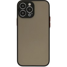 Mey Ithalat®   iPhone 13 Pro Max Kılıf Montreal Silikon Kapak - Siyah