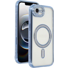 Mey Ithalat®   iPhone 16E Joke Simli Magneticsafe Kılıf - Mavi