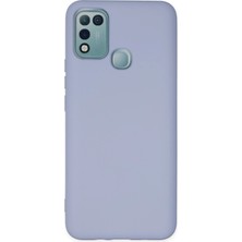 Mey Ithalat®  Infinix Hot 10 Play Kılıf Nano Içi Kadife Silikon - Lila