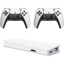 Mey Ithalat® 2.4 Ghz Oyun Konsolu Çift Konsol 4K Ultra Hd Game Stick