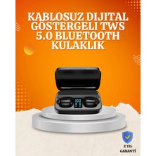 Mey Ithalat® 1800 MAH Güçlü Şarj Kutusu ile Bluetooth Kulaklık Seti
