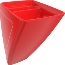 Bocchı Bocchi Firenze Asma Monoblok Lavabo - Parlak Kirmizi - 1082-019-0126