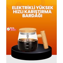 Uslucan Alışveriş Isıtıcılı Manyetik Karıştırıcı Kupa – 400 Ml, C Tipi Şarjlı, Akıllı Tasarım