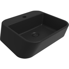 Bocchı Bocchi Firenze Batarya Bankli Çanak Lavabo - Mat Si̇yah - 1074-004-0126