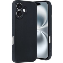 Mey Ithalat®   iPhone 16 Kılıf Aras Deri Kapak - Siyah