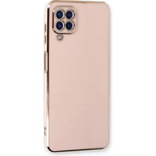Mey Ithalat®  Samsung Galaxy A22 Kılıf Volet Silikon - Pembe