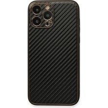Mey Ithalat®   iPhone 13 Pro Kılıf Coco Karbon Silikon - Siyah