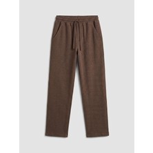 LC Waikiki Lcw Kids Kahverengi Beli Lastikli Armürlü Erkek Çocuk Pantolon