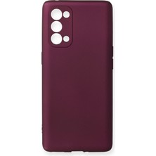 Mey Ithalat®   Reno 5 Pro Kılıf First Silikon - Mürdüm
