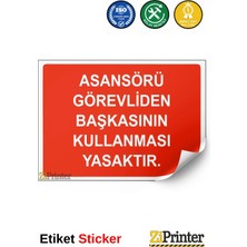 ZiPrinter Ocak Üzerine Habersiz Çıkmak Yasaktır Isg Uyarı Levhası Etiket 15X21 cm