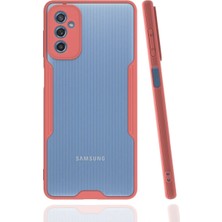 Mey Ithalat®  Samsung Galaxy M52 5g Kılıf Platin Silikon - Pembe