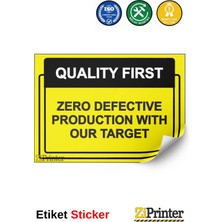 ZiPrinter Qualıty Fırst Zero Defectıve Productıon Wıth Our Target Isg Uyarı Levhası Etiket 15X21 cm