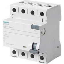 Siemens Trifaze 40A 300MA A Tipi Kaçak Akım Koruma Rolesi 400V 4 Pol 5SV5644-6