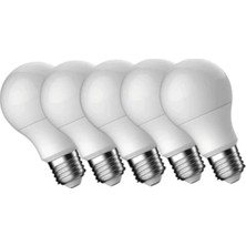 Osaka Light 18WATT (5 Li Paket) E27 Duylu 6500KELVIN Beyaz Işık A70 1300LÜMEN A Enerji LED Ampu