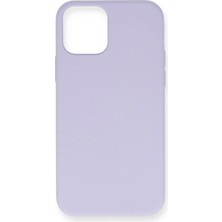 Mey Ithalat®   iPhone 12 Mini Kılıf Nano Içi Kadife Silikon - Lila