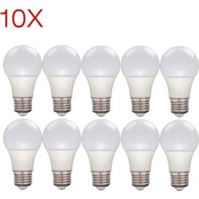 Osaka Light 10W (10 Lu Paket) E27 Duylu 6500K Beyaz Işık A60 810 Lümen LED Ampul