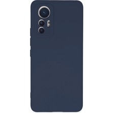 Mey Ithalat®   Mi 12 Lite Kılıf Nano Içi Kadife Silikon - Lacivert
