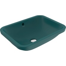 Bocchı Bocchi Scala Tezgah Alti Lavabo 55 cm -Mat Petrol Mavi̇si̇ - 1006-071-0125