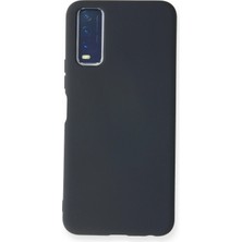 Mey Ithalat®  Vivo Y11S Kılıf Nano Içi Kadife Silikon - Lacivert