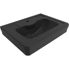 Bocchı Bocchi Verona Lavabo Tek Deli̇kli̇ 61 cm - Parlak Si̇yah - 1041-005-0126