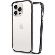 Svoria Store Mey Ithalat®   iPhone 15 Pro Land Bumper Koruma Kapak - Siyah