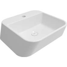 Bocchı Bocchi Firenze Batarya Bankli Çanak Lavabo - Parlak Beyaz - 1074-001-0126