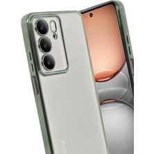 Mey Ithalat®  Realme C75 4g Kılıf  Lensli Silikon - Yeşil