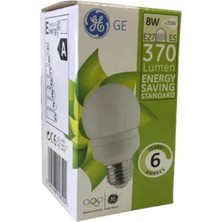 General Electric 8WATT=35WATT 2700KELVIN Sarı Işık E27 Duylu 370LÜMEN Tasarruflu Ampul