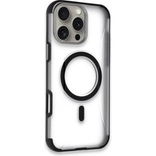 Svoria Store Mey Ithalat®   iPhone 16 Pro Max Hilton Magsafe Kapak - Siyah