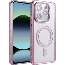 Mey Ithalat®   Redmi Note 14 4g Joke Simli Magneticsafe Kılıf - Pembe