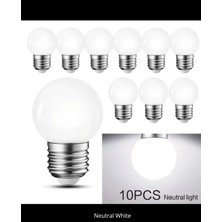 Osaka Light 10'lu Paket 7W = 50W Eşdeğer 6500 Kelvin Beyaz Işık E27 Duylu G45 Top LED Ampul 540 Lümen E Enerji