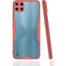 Mey Ithalat®  Realme C25Y Kılıf Platin Silikon - Pembe