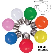 Osaka Light 1 Watt Beyaz Renk E27 Duylu 25 Lümen LED Gece Lambası Ampulü 1 Adet Fiyatıdır!