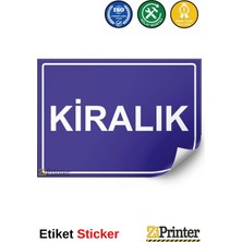 ZiPrinter Kiralık Isg Uyarı Levhası Etiket 15X21 cm