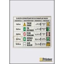 ZiPrinter Ölüm Tehlikesi Isg Uyarı Levhası Etiket 15X21 cm