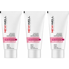 New Well 50 ml Nemlendirici Krem - Tüm Cilt Tipleri Için Günlük Kullanıma Uygun, Leke Karşıtı ve Vitamin Içerikli Avantajı 3 Set