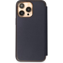 Svoria Store Mey Ithalat®   iPhone 13 Pro Kılıf Dolpin Kapaklı - Lacivert