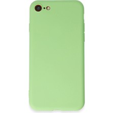 Mey Ithalat®   iPhone 7 Kılıf First Silikon - Açık Yeşil