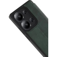 Svoria Store Mey Ithalat®   Redmi 15C 4g Flip Cover - Yeşil