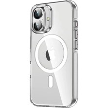 Svoria Store Mey Ithalat®   iPhone 16 Crystal Magsafe Kapak - Şeffaf