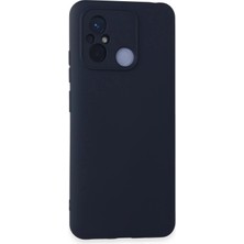 Svoria Store Mey Ithalat®   Redmi 12C Kılıf Nano Içi Kadife Silikon - Lacivert