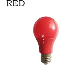 Osaka Light 10W Kırmızı Renk E27 Duylu A60 E Enerji Tüketimi LED Ampul Ebatı Boy 113MM Genişlik 60MM Dir.