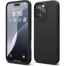Mey Ithalat®   iPhone 16 Pro Kılıf First Silikon - Siyah