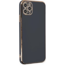 Mey Ithalat®   iPhone 11 Pro Max Kılıf Volet Silikon - Siyah