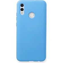 Mey Ithalat®  Huawei P Smart 2019 Kılıf Nano Içi Kadife Silikon - Mavi