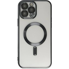 Mey Ithalat®   iPhone 14 Pro Kılıf Kross Magneticsafe Kapak - Siyah